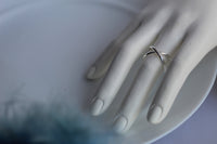 Ex Oh Silver Ring . 925 sterling silver
