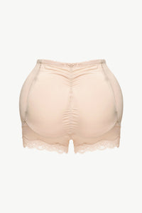 Full Size Lace Trim Shaping Shorts