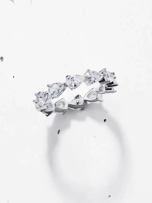 side teardrop diamond cz eternity ring pear shape  ring band sterling silver .925 diamond waterproof will not tarnish or turn green alternative wedding jewelry, vacation wedding and bridesmaids rings, everyday diamond cz rings designer for cheap good quality will not turn green, jewelry store in Miami, Brickell, trending jewelry on Instagram reels and tiktok famous brands Kesley Boutique 
