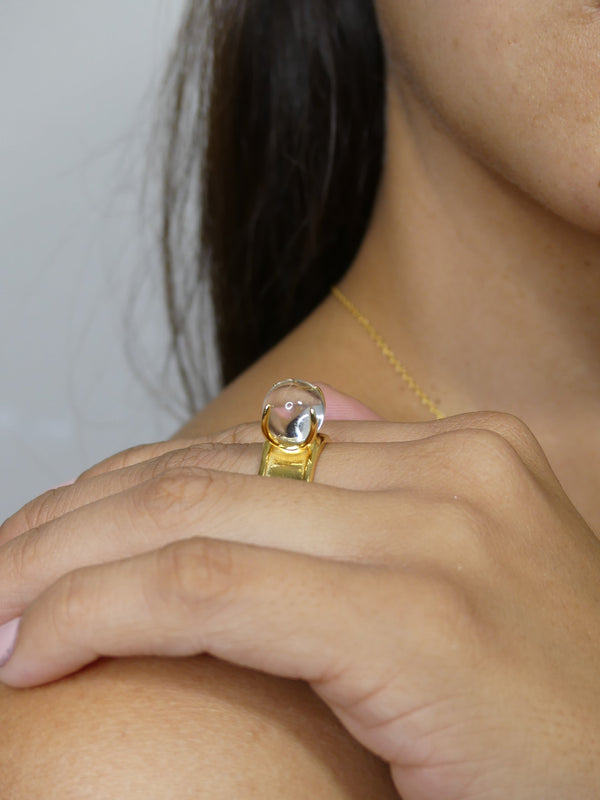 ring, rings, gold rings, gold plated rings, gemstone rings, birthstone rings, gold vermeil jewelry, cool rings, cool jewelry, trending jewelry, fashion jewelry, nickel free jewelry, womens rings, birthday gifts, anniversary gifts, crystal ball ring, ball ring, ball rings, nice jewelry, fashion jewelry, kesley jewelry, birthday gifts, size 6 rings, size 7 rings, gold jewelry, chunky rings, gold ball ring