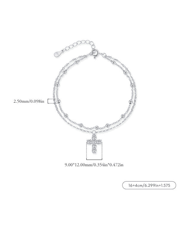 bracelets, cross bracelets, bracelets with charms, stacked bracelets, layered bracelets, tarnish free bracelets, tarnish free jewelry, white gold bracelets, waterproof jewelry, diamond bracelets for cheap, kesley jewelry, jewelry in Miami, jewelry store in Brickell, waterproof jewelry for cheap, bracelets that dont turn green, friendship bracelets, gift ideas, birthday gift ideas, trending jewelry 2025, fashion 2025