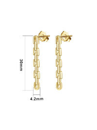 earrings, cute earrings, nice earrings, gold plated earrings, gold earrings, dainty earrings, dangley earrings, dangle earrings, wateproof jewelry, hypoallergenic jewelry, hypoallergenic earrings, nice jewelry, gift ideas, fashion gift ideas, designer jewelry, designer earrings, kesley fashion, trending accessories, chain earrings, hypoallergenic earrings, kesley fashion, earring ideas, birthday gifts, anniversary gifts, fashion accessories