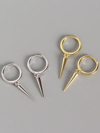 earrings, silver earrings, hoop earrings, 925 jewelry, accessories, fashion jewelry, white gold earrings, dangly earrings, small hoop earrings, huggie earrings, trending on tiktok, christmas gifts, jewelry, accessories, fashion jewelry, fine jewelry earrings for men, earrings for women, cool jewelry, earrings for sensitive ears, christmas gifts, birthday gifts, anniversary gifts, dagger earrings, dagger jewelry, spike earrings, spike jewelry