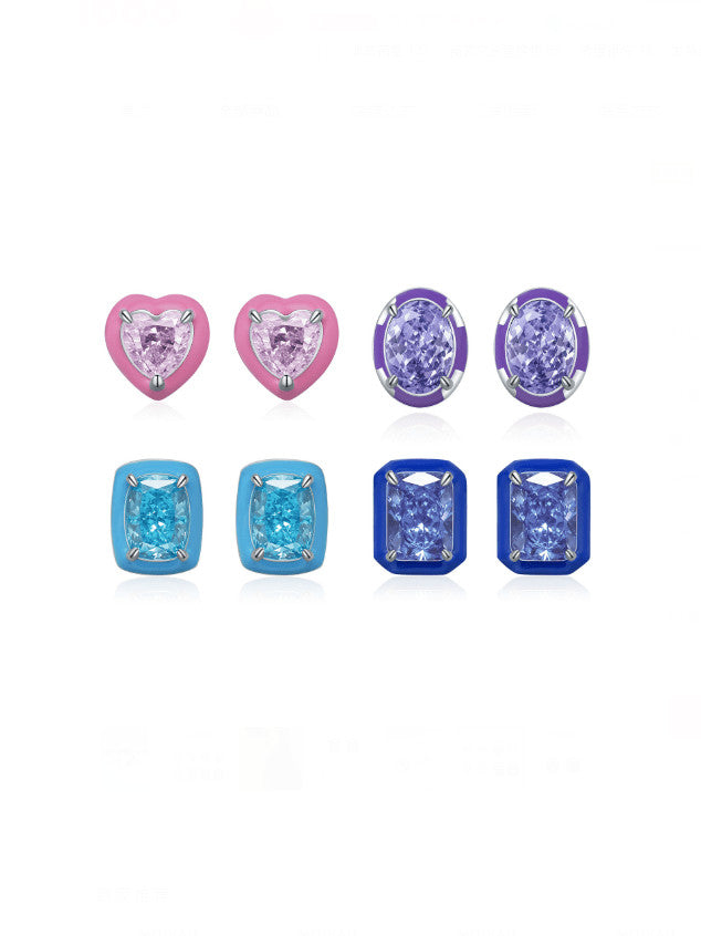 stud earrings, pink stud earrings, pink accessories, pink jewelry, pink diamond stud earrings, purple stud earrings, birthstone earrings, blue stud earrings, sapphire blue stud earrings, nice jewelry, real jewelry, gift ideas, new womens fashion, new women's jewelry, tiffanys style jewelry, gucci earrings, balenciaga earrings, prada earrings, designer inspired earrings, birthday gift ideas, nice jewelry, real jewelry, hypoallergenic earrings, fine jewelry, affordable fine jewelry, jewelry that does not rust