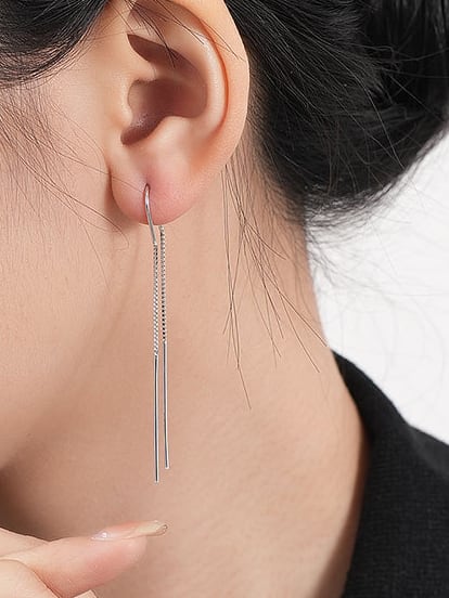 earrings, ear thread earrings, threader earrings, dangly earrings, dainty long earrings, dangle earrings, real gold plated earrings, real sterling silver earrings, nice earrings, lightweight earrings, nice jewelry, gift ideas, plain gold earrings, bar earrings, threader earrings, two sided earrings, real white gold earrings, real silver earrings, real jewelry, womens jewelry, kesley jewelry, new womens fashion trending jewelry, gold earrings, dangle gold earrings, dainty long earrings