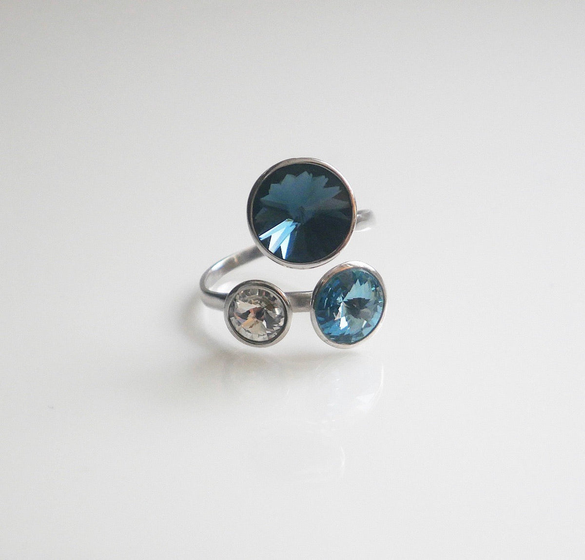 Did It Again Swarovski Ring . 925 sterling silver