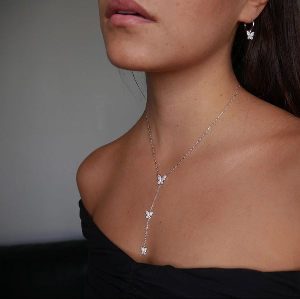 necklace, necklaces, butterfly necklace, butterfly necklaces, womens necklaces, sterling silver necklaces, butterfly jewelry, womens jewelry, fine jewelry, cute necklaces, nice jewelry, lariat necklace, lariat necklaces, designer jewelry, tiktok jewelry, trending fashion accessories, waterproof jewelry, nickel free jewelry, birthday gifts, anniversary gifts, graduation gifts, statement necklaces, layering necklace ideas, cool jewelry, wedding jewelry, kesley jewelry, lariat necklaces