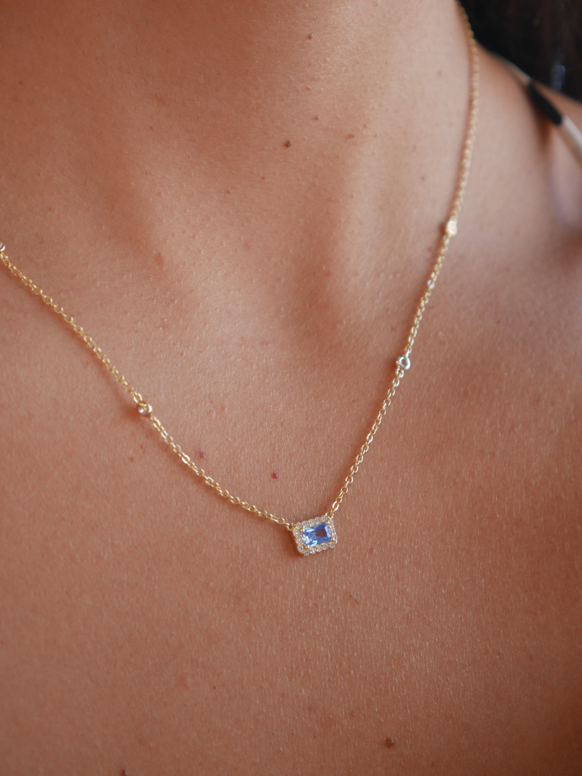 necklaces, blue gold plated, sterling silver necklaces, rhinestones, cubic zirconia necklaces, dainty necklaces, short necklaces, womens necklaces, fashion jewelry, nickel free jewelry, accessories, necklaces that wont turn green, necklaces that wont tarnish, gift ideas, anniversary, graduation, birthday gift ideas, nice necklaces, casual necklaces, rectangle necklaces, emerald cut necklaces, dainty gold vermeil necklaces, short necklaces, popular, trending, popular jewelry on instagram and tiktok