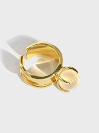ring, rings, gold rings, gold plated rings, gemstone rings, birthstone rings, gold vermeil jewelry, cool rings, cool jewelry, trending jewelry, fashion jewelry, nickel free jewelry, womens rings, birthday gifts, anniversary gifts, crystal ball ring, ball ring, ball rings, nice jewelry, fashion jewelry, kesley jewelry, birthday gifts, size 6 rings, size 7 rings, gold jewelry, chunky rings, gold ball ring