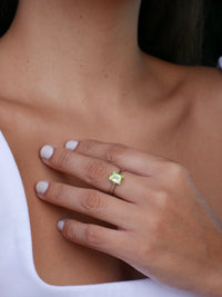 Silver rings, 925, peridot rings, peridot gemstone rings, emerald cut, birthstone rings, birthstone jewelry, august birthstone rings, nickel free jewelry, fashion jewelry, nice rings, gift ideas, prong rings, green rings, dainty rings, trending on instagram and tiktok, jewelry, store in in brickell Miami, nice jewelry, birthday gift ideas, engagement peridot rings, fine jewelry, affordable jewelry, designer jewelry, cool jewelry